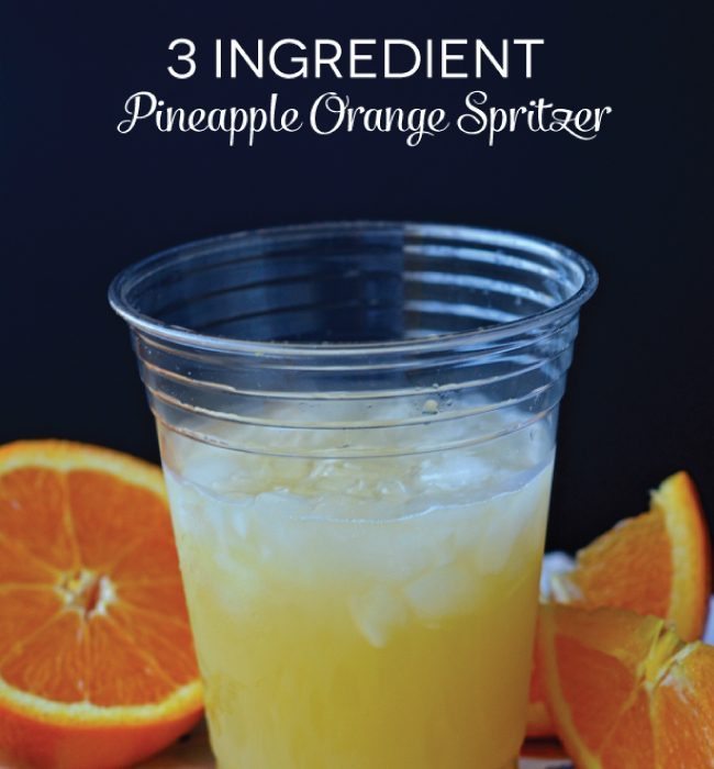 3 Ingredient Pineapple Orange Spritzer from www.thirtyhandmadedays.com