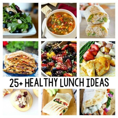 25+ Healthy Lunch Ideas / a round up of healthy recipes on ThirtyHandmadeDays.com