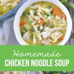 Homemade Chicken Noodle Soup - an amazing soup recipe from www.thirtyhandmadedays.com