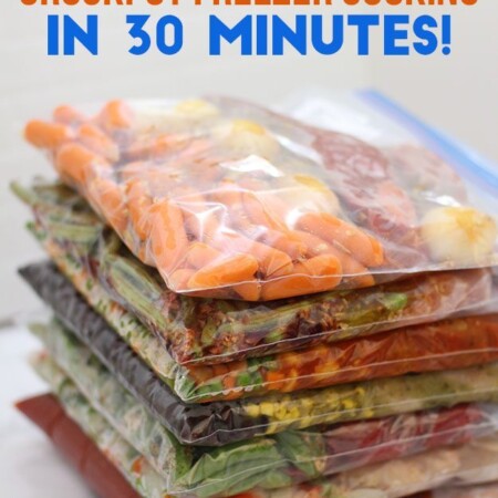 Crockpot Freezer Cooking - 7 Meals in 30 Minutes