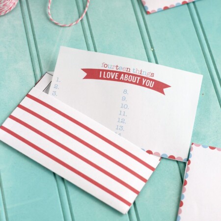 Printable Valentine's Love Notes from CraftingE via www.thirtyhandmadedays.com