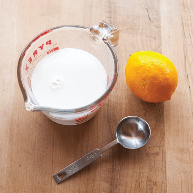 Make your own buttermilk 