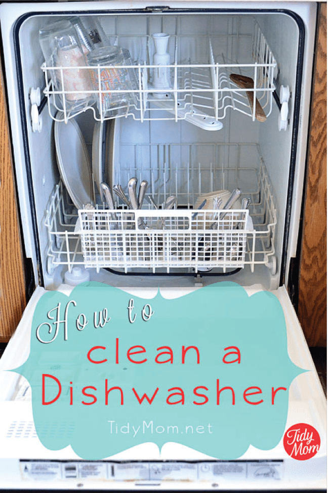 How to clean a dishwasher