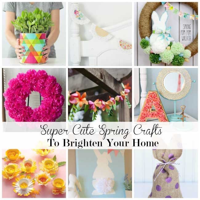 Super Cute Spring Crafts via www.thirtyhandmadedays.com