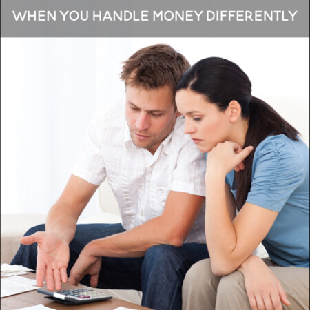 How to work together when you handle money differently --- more budgeting tips from www.thirtyhandmadedays.com