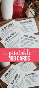 printable job cards