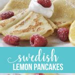 Swedish Pancakes - a cross between crepes and pancakes, this pancake recipe is one you'll go back to again and again. via www.thirtyhandmadedays.com