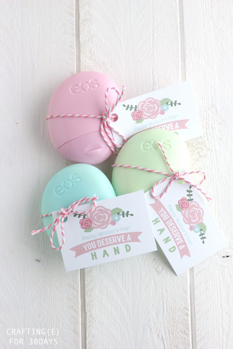 Hand Lotion Mother's Day Gift + Tag Thirty Handmade Days