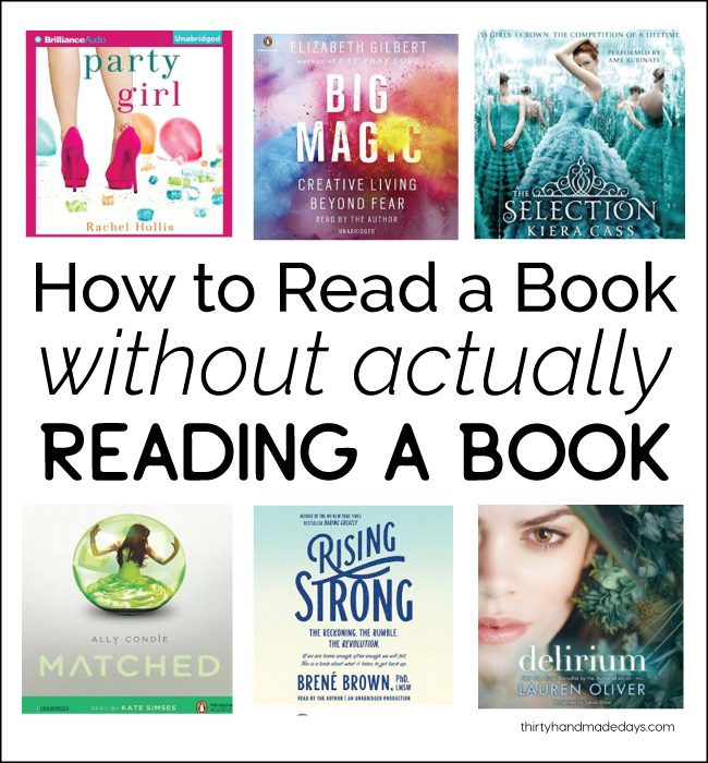 How to Read a Book Without Actually Reading Thirty Handmade Days