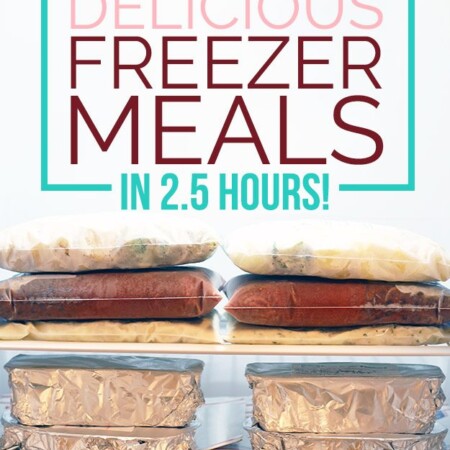 12 Delicious Freezer Meals in 2.5 Hours