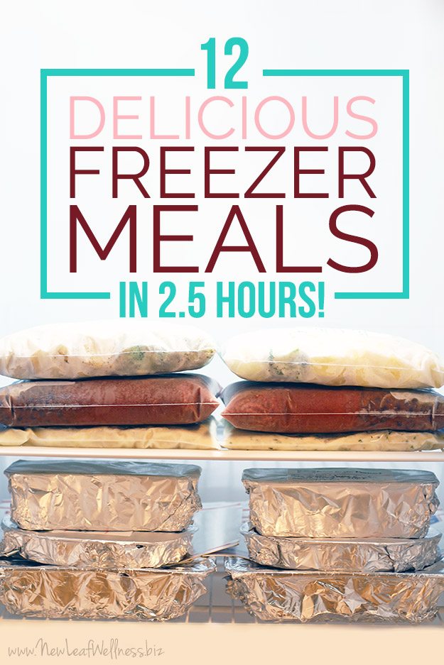 12 Delicious Freezer Meals in 2.5 Hours - Thirty Handmade Days