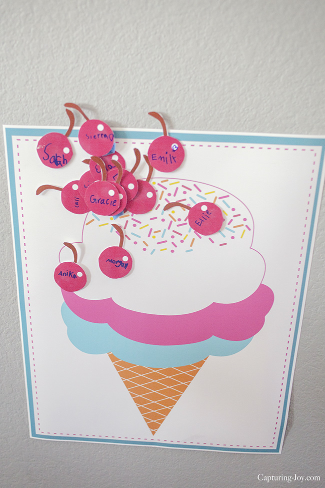 Catch the Icecream Game - Artsy Craftsy Mom