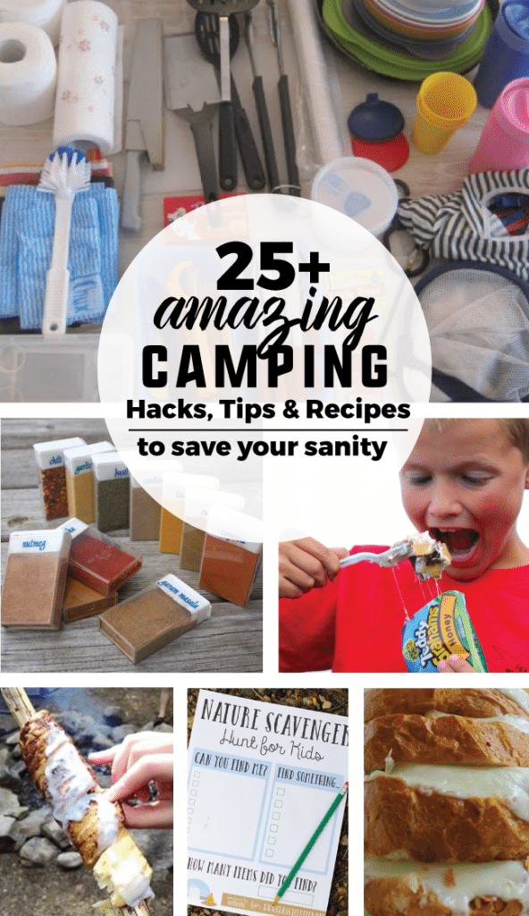 25+ Amazing Camping Hacks, Tips & Recipes to Save Your Sanity- from Thirty Handmade Days