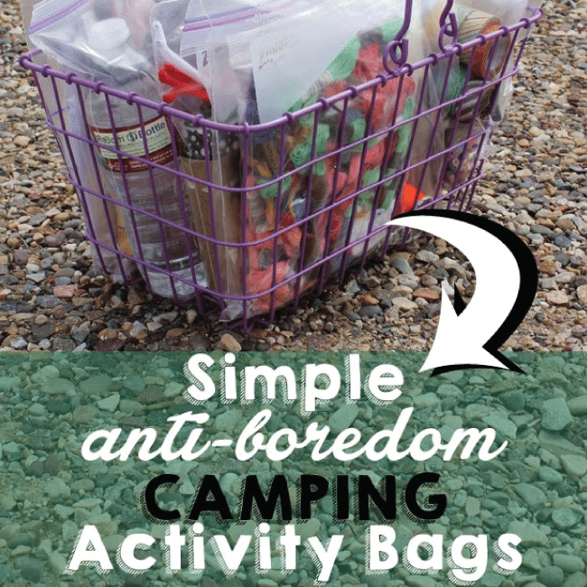 Boredom Activity Bags from Capital B 