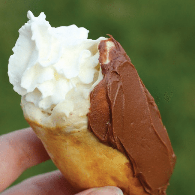 Campfire Eclairs from Fabulessly Frugal