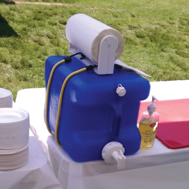 Make your own hand washing station 