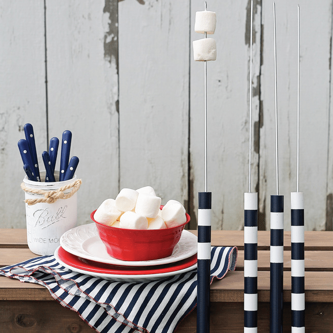 DIY Marshmallow Roasting Sticks for Camping from Love Grows Wild