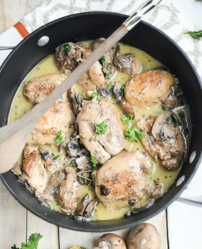 Mushroom Chicken Skillet from the 36th Avenue