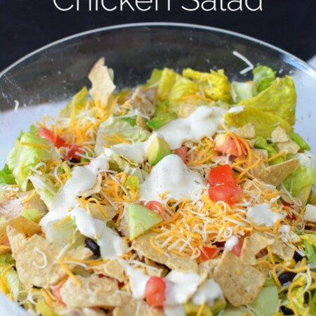 Delicious Santa Fe Chicken Salad from www.thirtyhandmadedays.com