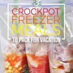 3 Crockpot Freezer Meals to Pack For Vacation