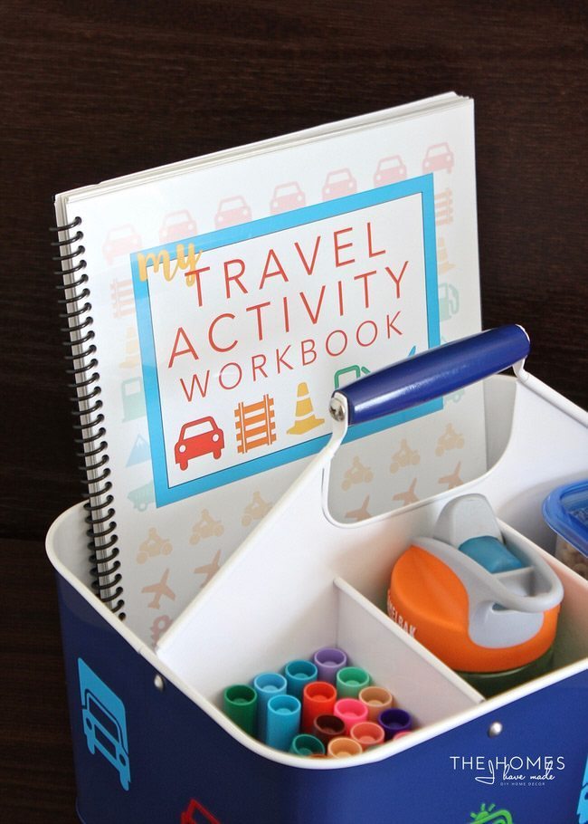 Make a Travel Activity Workbook to keep the kids entertained on your next car trip!