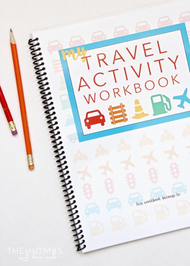 This FREE printable Travel Activity Sticker Book is a great way to keep the kids entertained on your next trip!