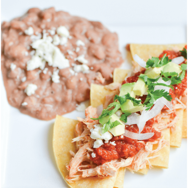 Deconstructed Enchiladas