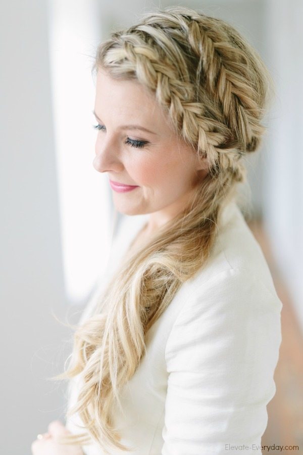 inside out braid and fishtail