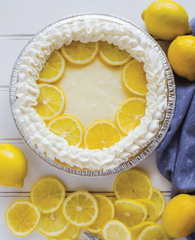 Lemon Cream Pie from Lolly Jane