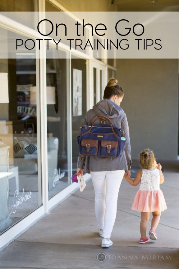 On the Go Potty Training Tips from Summer of Elevate Everyday for thirtyhandmadedays.com