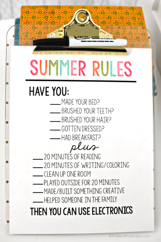 Holiday And Summer Break Screen Time Rules For Kids Natural Beach Living