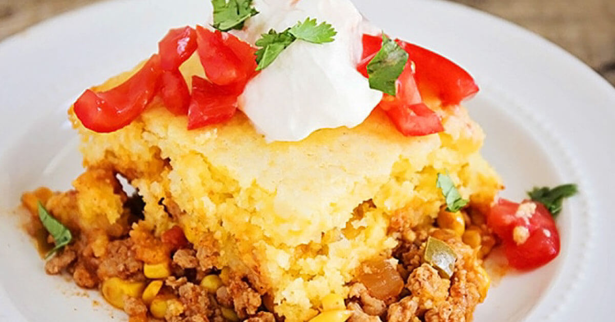 5 Ingredient Tamale Pie - Thirty Handmade Days