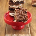Peanut Butter Marshmallow Brownies - amazing dessert from CraftingE for www.thirtyhandmadedays.com