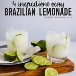 4 Ingredient Easy Brazilian Lemonade/Limeade from www.thirtyhandmadedays.com