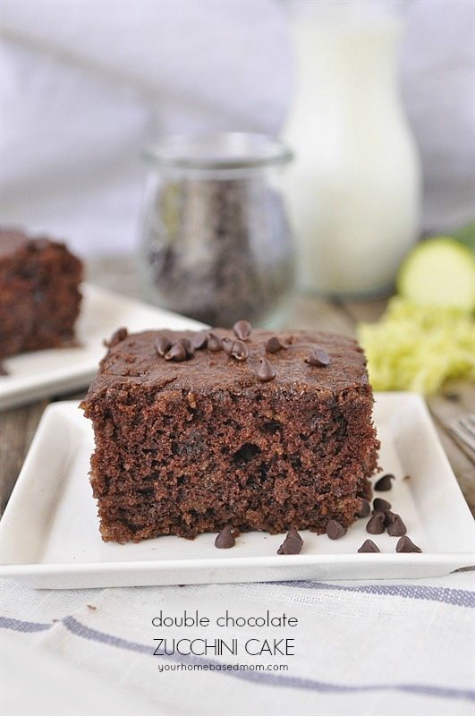 Double Chocolate Zucchini Cake Thirty Handmade Days