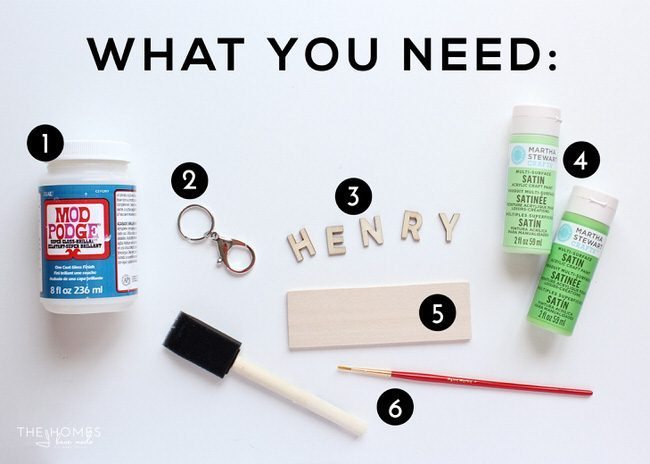 DIY Wooden Name Key Chains Thirty Handmade Days