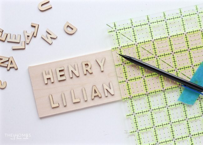 These wooden name keychains are an easy craft project and the perfect back-to-school gift for the whole class!