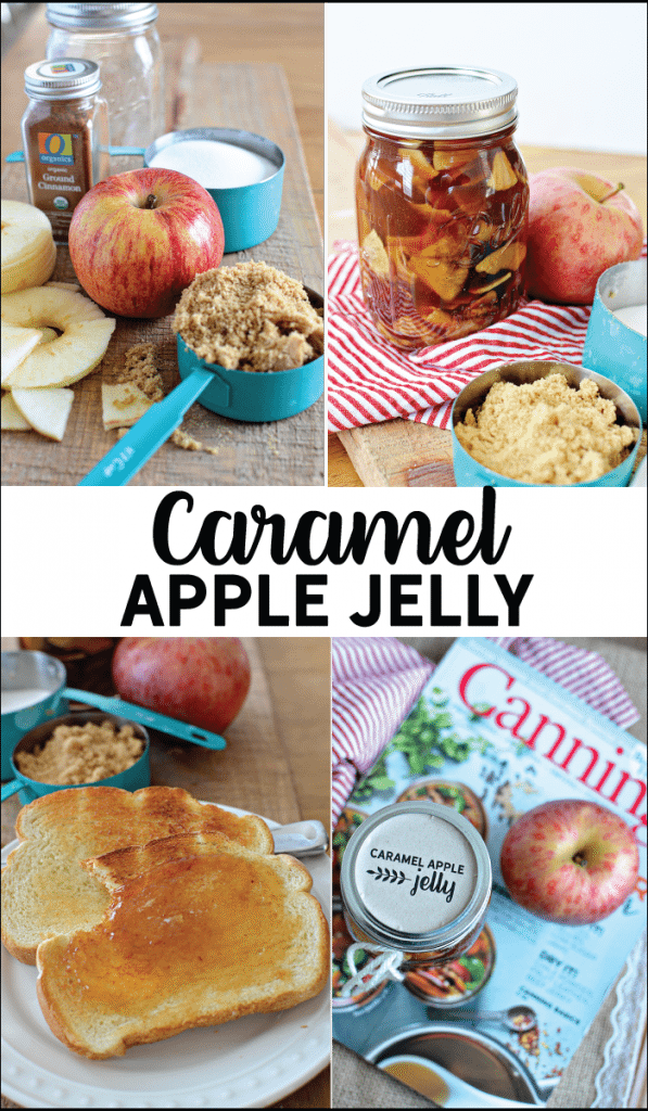 Make this amazing Caramel Apple Jelly - perfect to wrap up summer and welcome in fall. Get the recipe and free printable jar label from www.thirtyhandmadedays.com