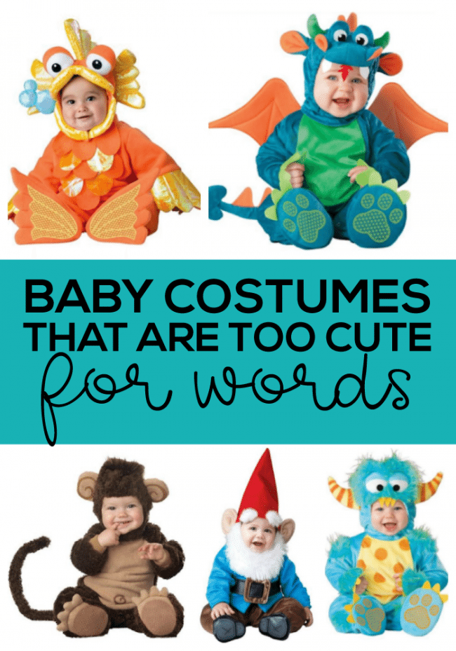 Baby costumes that are too cute for words- perfect for Halloween! www.thirtyhandmadedays.com