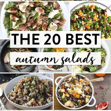 Think just soups are made for fall? Well I've got The 20 Best Autumn Salads that you won't be able to resist.
