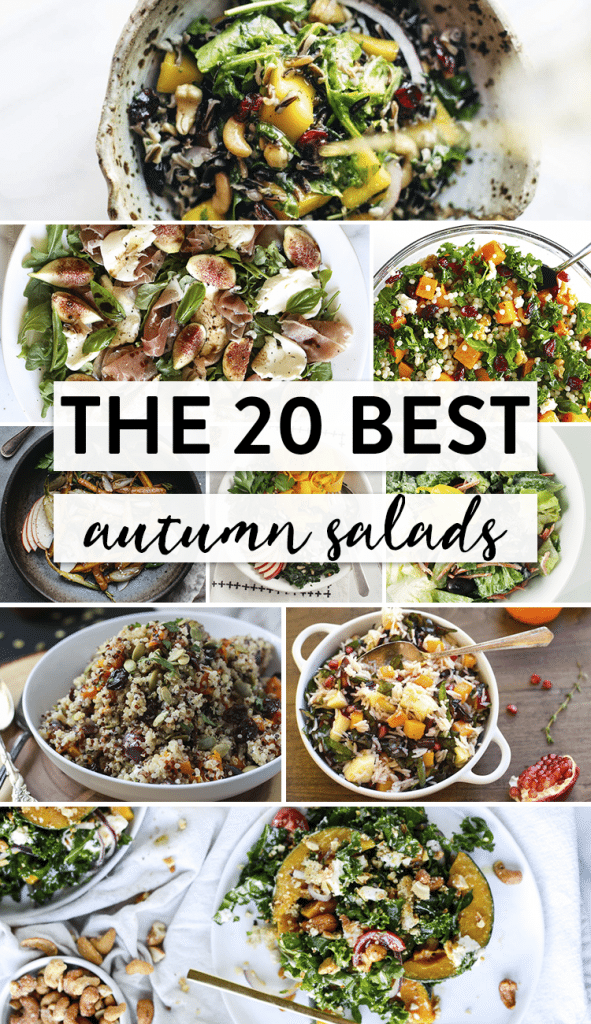 Think just soups are made for fall? Well I've got The 20 Best Autumn Salads that you won't be able to resist.  