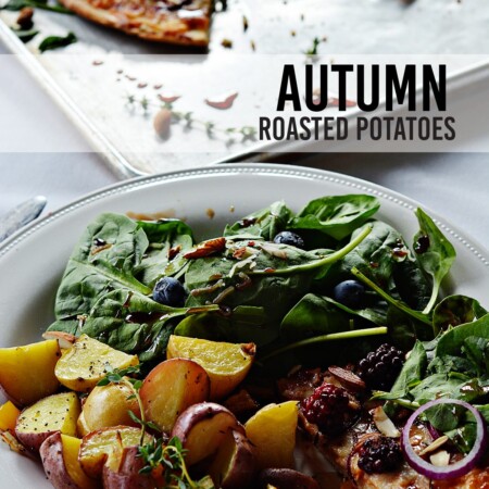 Autumn Roasted Potatoes - an easy to make side dish for any dinner!