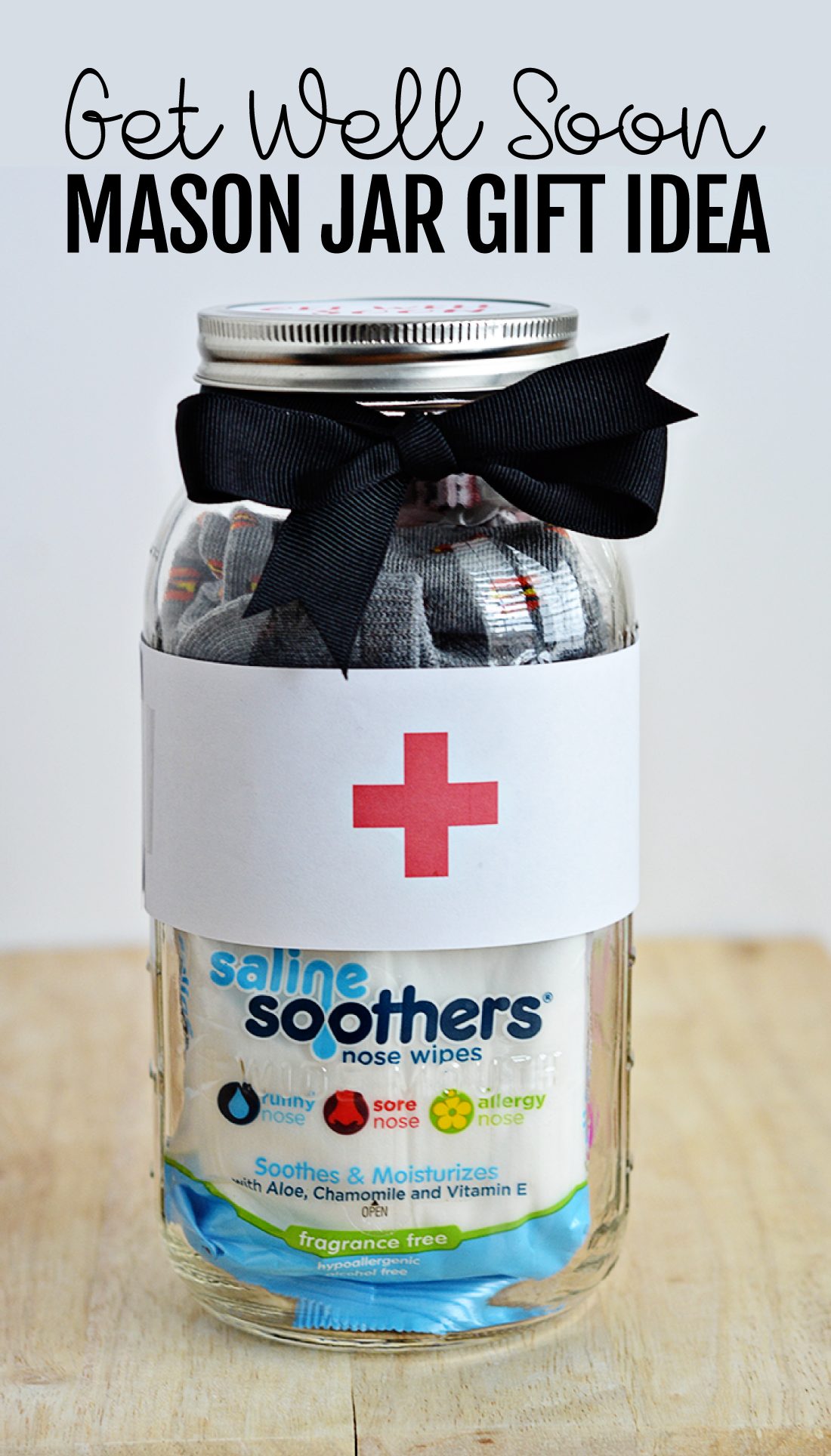Get Well Soon Mason Jar Gift Idea