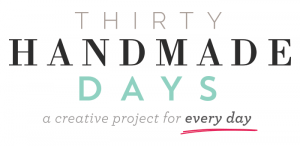 Thirty Handmade Days