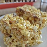 Salty and Sweet Caramel Popcorn Bars - a fun, delicious treat from www.thirtyhandmadedays.com