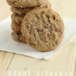 Chunky Cinnamon Snickerdoodles - a yummy twist on an old classic cookie recipe! from Crafting E for thirtyhandmadedays.com