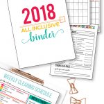 2018 All Inclusive Binder- put everything all in one spot. Get uber organized!! www.thirtyhandmadedays.com