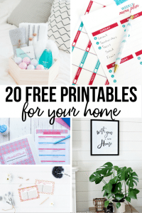 20 Free Printables for Your Home