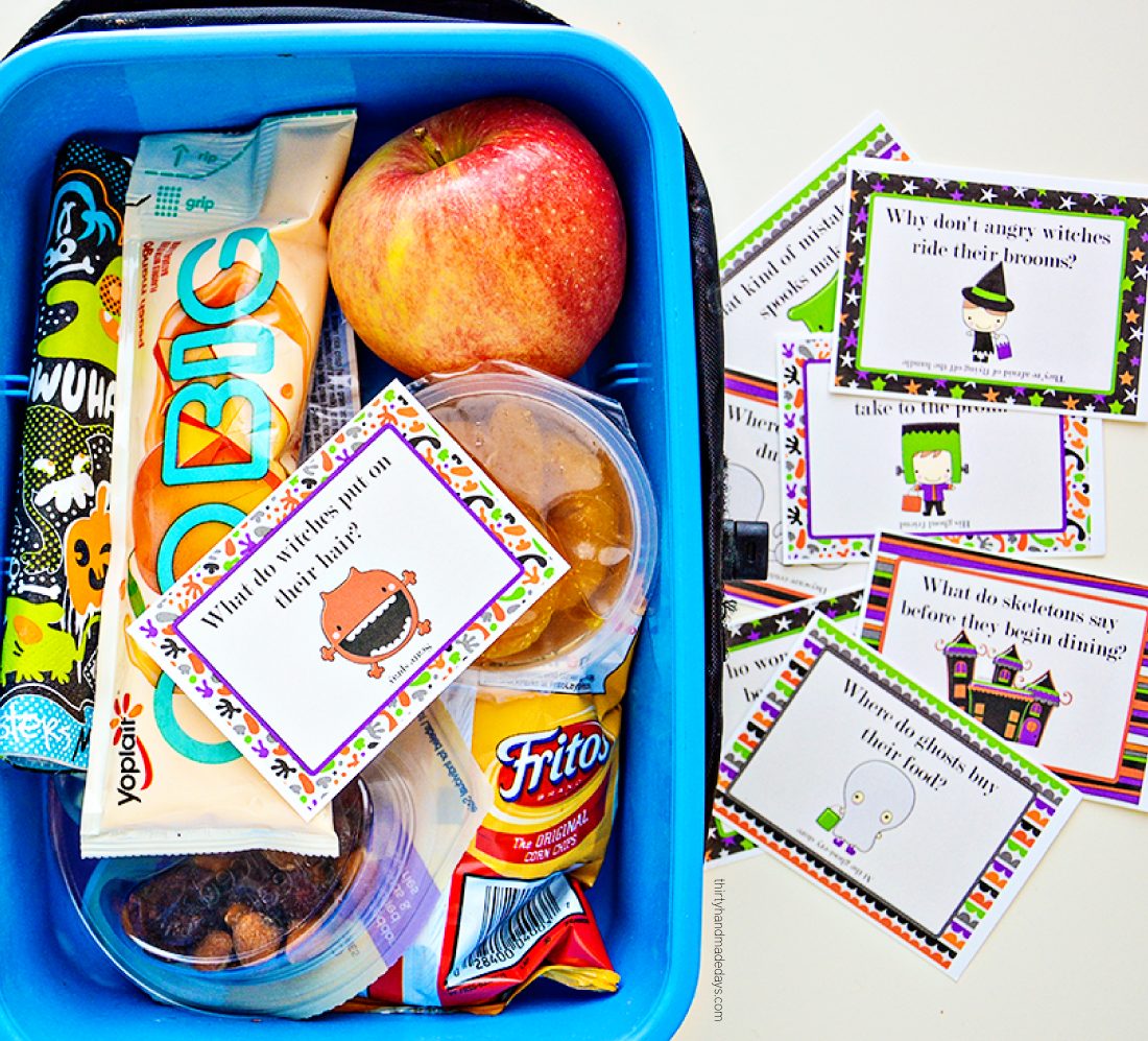 Printable Halloween Lunchbox Notes printable-halloween-lunchbox-notes
