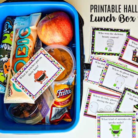 Make your kids day with these adorable Printable Halloween Lunchbox Notes! www.thirtyhandmadedays.com